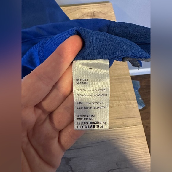 NFL Nike On Field Kids XL NYG Barkley Jersey - Picture 4 of 4